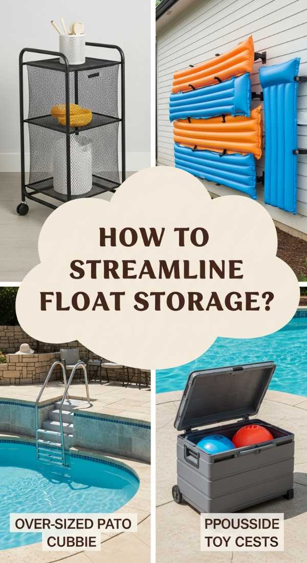 How To Streamline Pool Float Storage Ideas For Easy Access 69f2fe3357d82