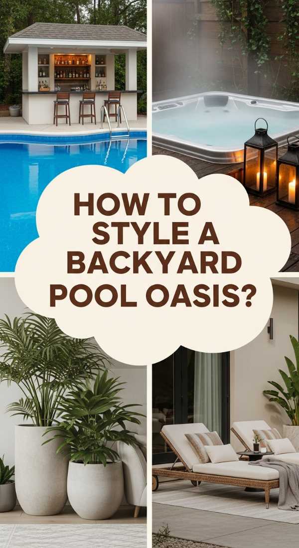How To Style A Backyard Pool Oasis For Tropical Vacation Vibes 69ef123f3e4d3