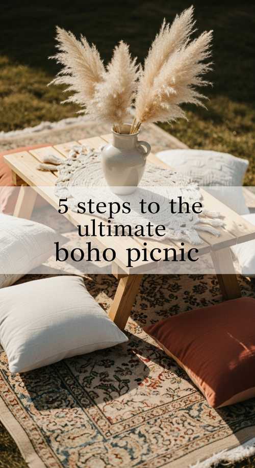 How to Style a Boho Picnic in 5 Steps