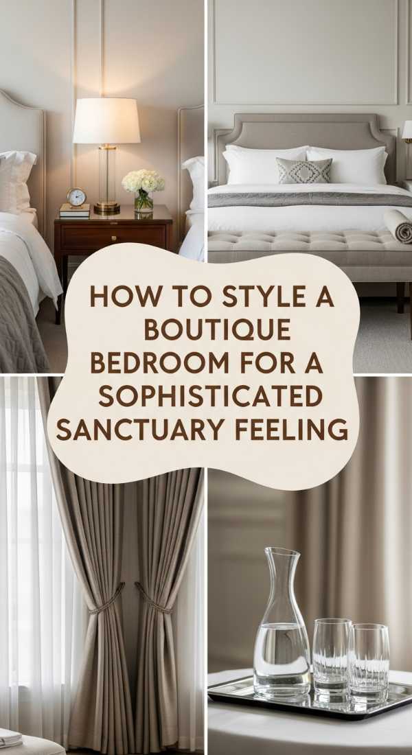 How To Style A Boutique Bedroom For A Sophisticated Sanctuary Feeling 69e3243c503f0