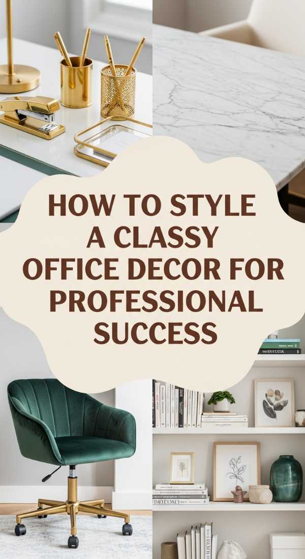 How To Style A Classy Office Decor For Professional Success 69e9fb1f694f1