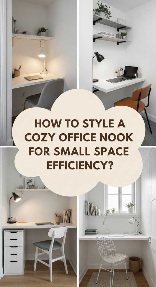 How To Style A Cozy Office Nook For Small Space Efficiency 69e3256edd209