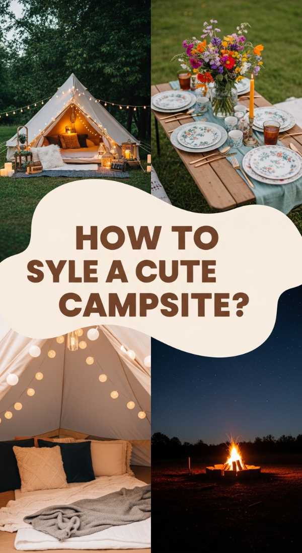 How To Style A Cute Campsite For The Ultimate Nature Retreat 69f2f8010c608