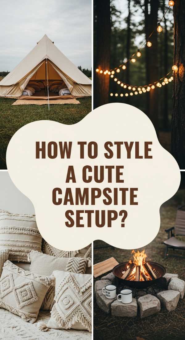 How To Style A Cute Campsite Setup For The Ultimate Glamping Experience 69df1daa8f4c6