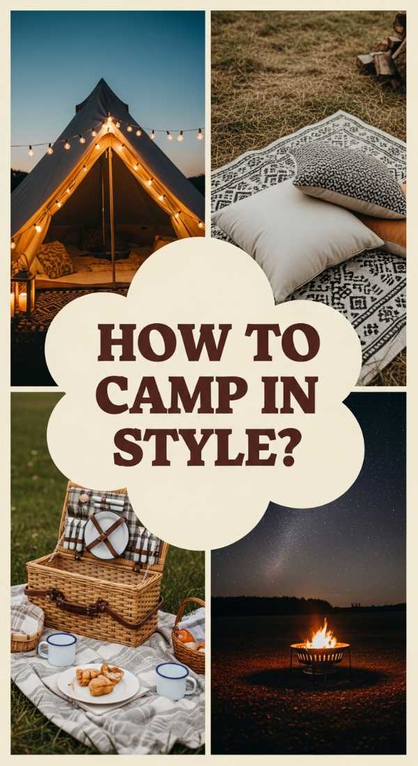 How To Style A Cute Campsite Setup For The Ultimate Glamping Experience 69f232e83bd45