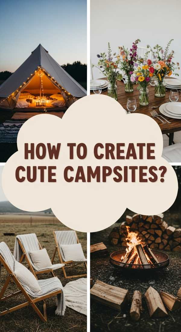 How To Style A Cute Campsite Setup For Ultimate Nature Comfort 69ef170db0ef6
