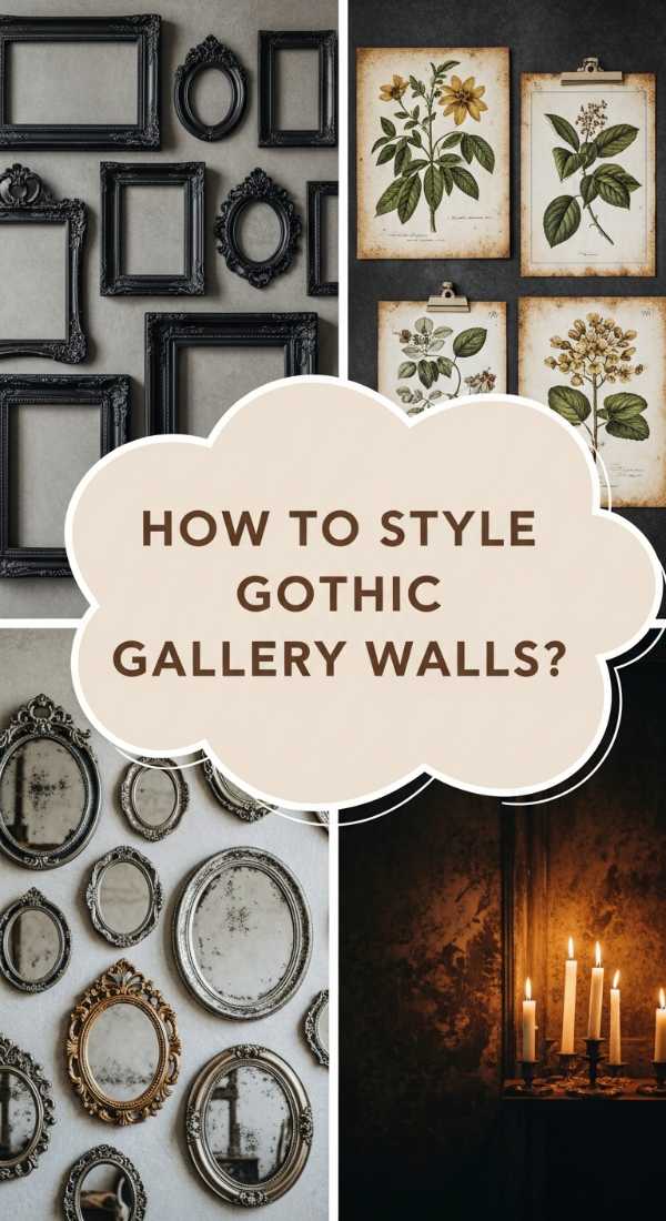 How To Style A Gothic Gallery Wall For Timeless Elegance 69e4be050ce00