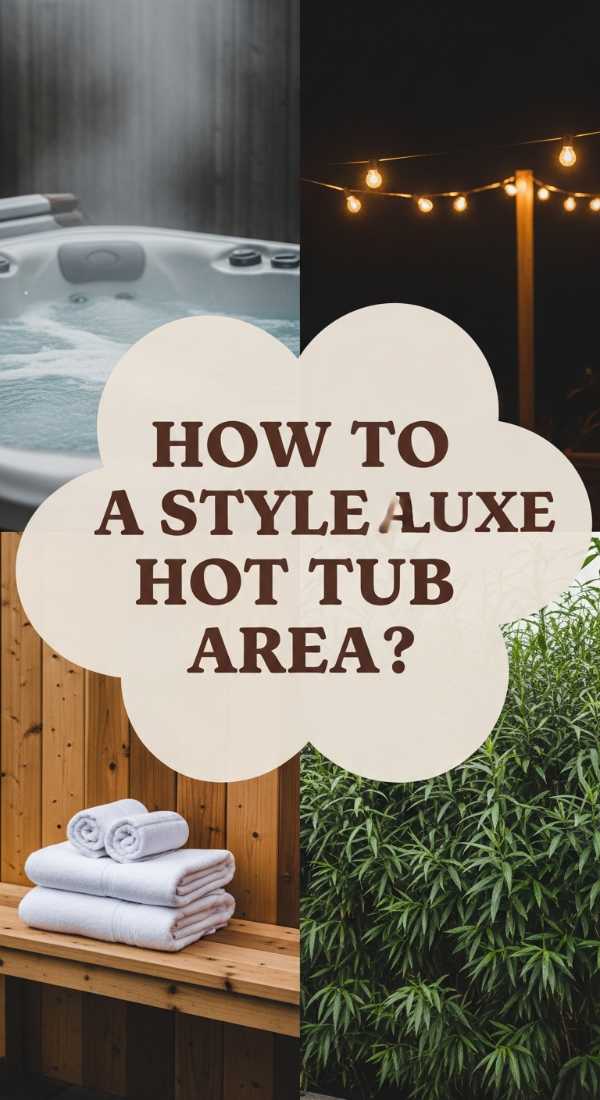 How To Style A Hot Tub Area For A Backyard Sanctuary 69edfdc7eaae3