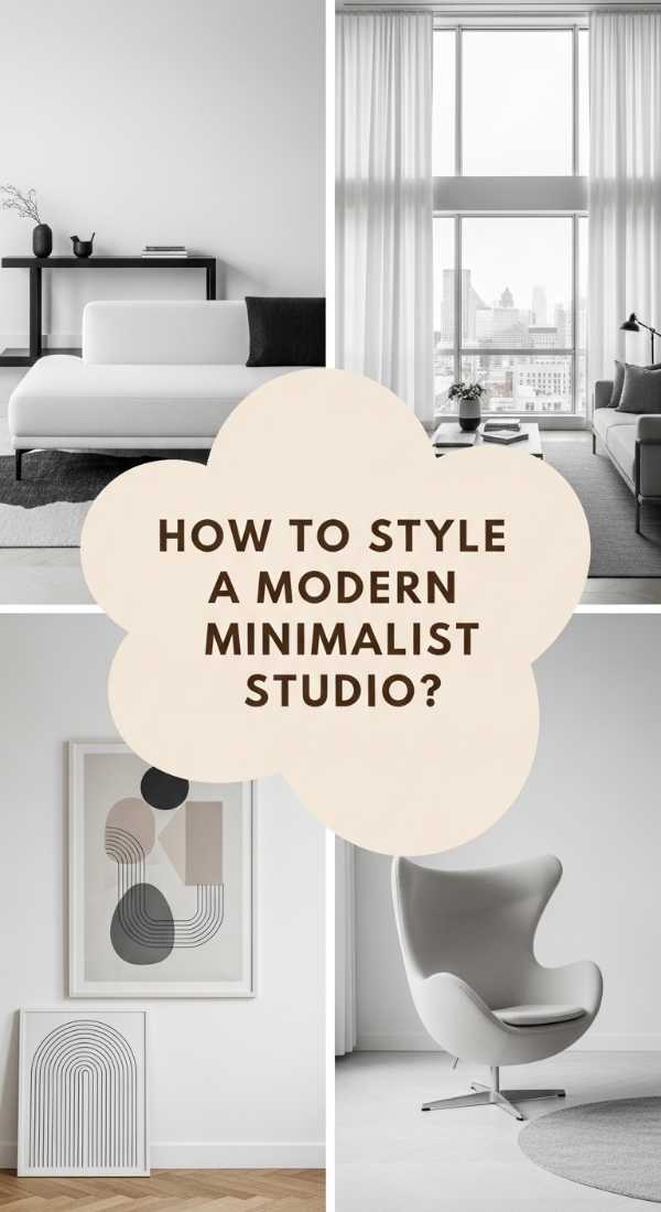 How To Style A Modern Minimalist Studio For Maximum Daily Calm 69e3257564730