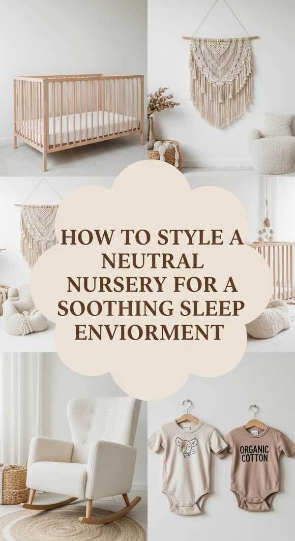 How To Style A Neutral Nursery For A Soothing Sleep Environment 69e4b9182bf60