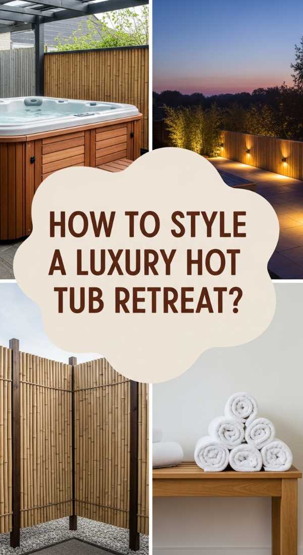 How To Style A Serene Hot Tub Area For Relaxation 69edfc09683d2