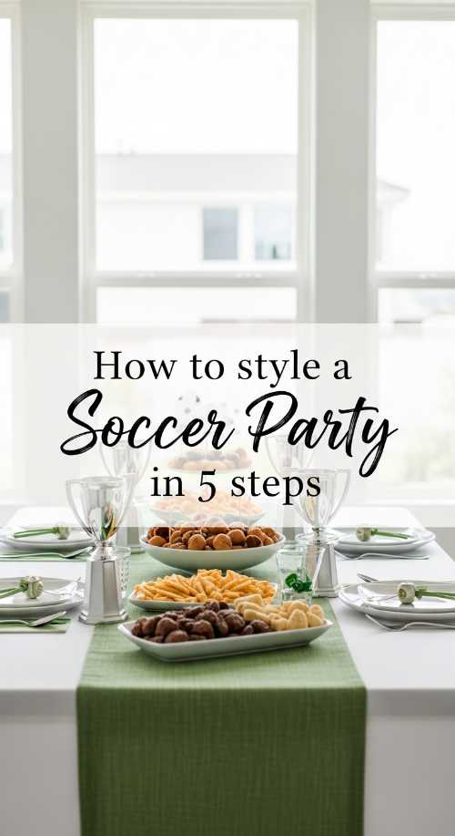 How to Style a Soccer Party in 5 Steps