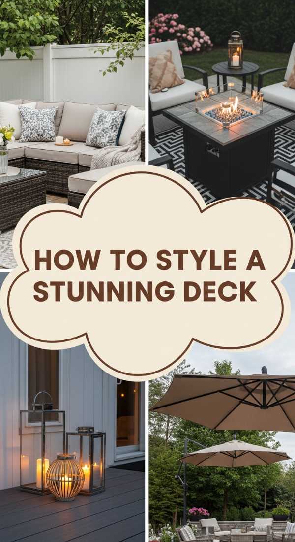 How to Style a Stunning Deck for Relaxed Outdoor Living
