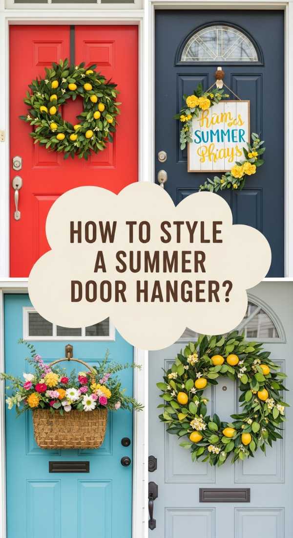 How To Style A Vibrant Summer Door Hanger For A Welcoming Entryway 69dde9043769d
