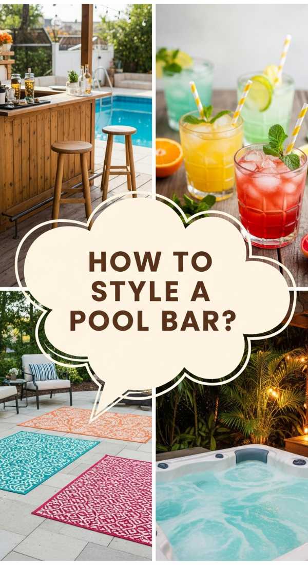 How To Style Above Ground Pool Bar Ideas For A Tropical Staycation 69f238b3d3586