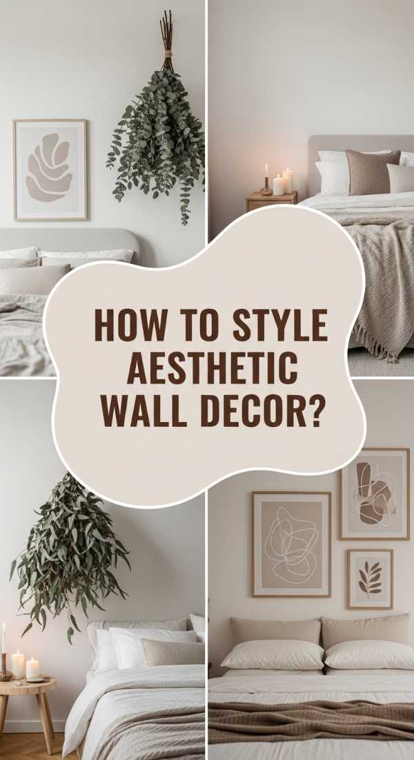 How To Style Aesthetic Wall Decor For A Serene Sanctuary 69eb410ba8d67