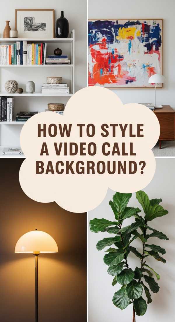 How to Style an Office Background for Professional Video Calls