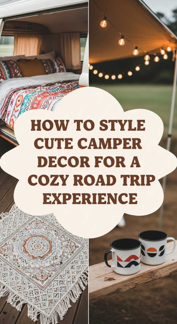 How To Style Cute Camper Decor For A Cozy Road Trip Experience 69ef171aee06c