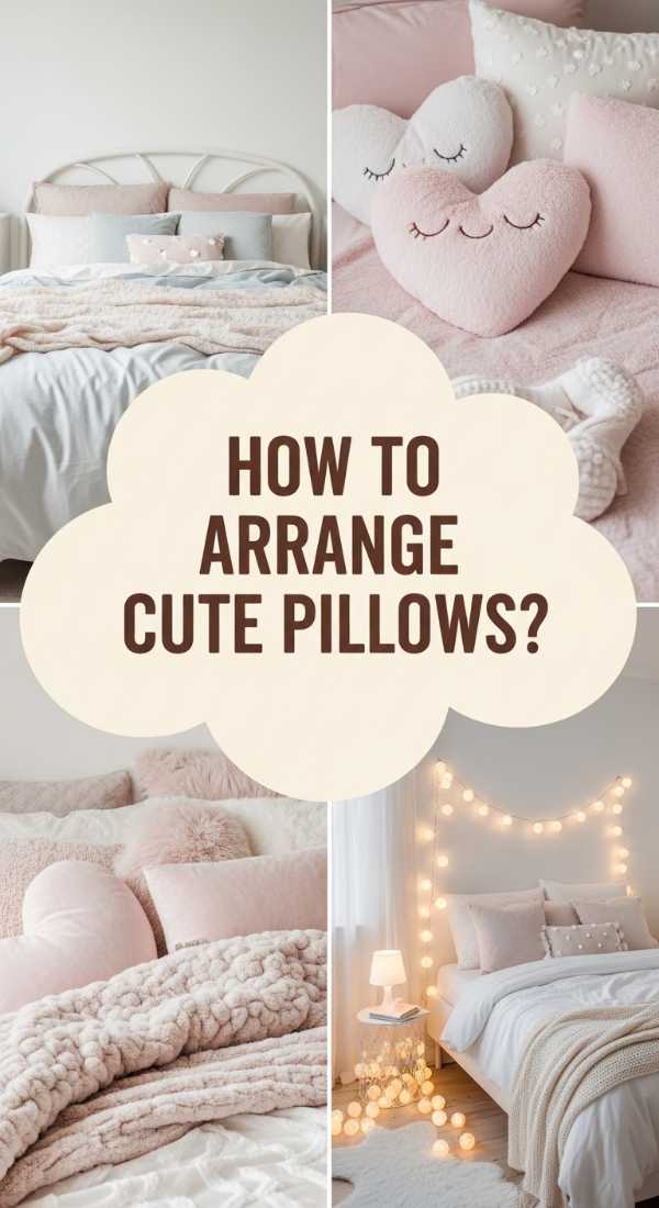 How To Style Cute Throw Pillows For An Aesthetic Bedroom 69e64842eeb8a