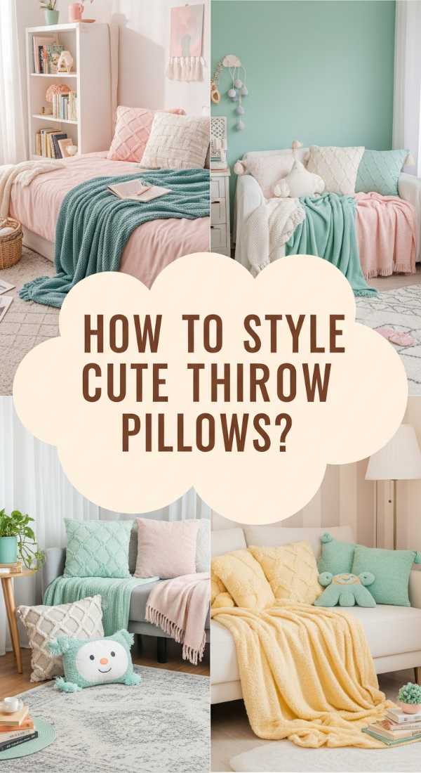How To Style Cute Throw Pillows For The Coziest Reading Nook Ever 69ecb063d8b22