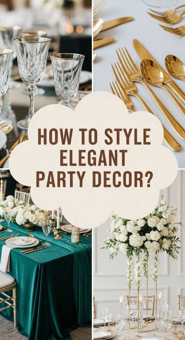 How To Style Elegant Party Decor Setups For Sophisticated Celebrations 69eb42ba83b2f