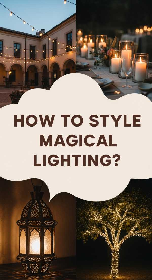 How To Style Enchanting Decoration Ideas For Magical Evening Gatherings 69f07ef73b2b0