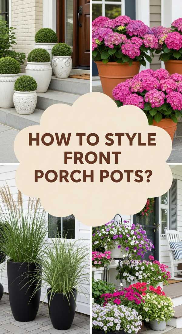 How To Style Front Porch Flower Pots For A Grand Entrance 69df1b5b3b71d