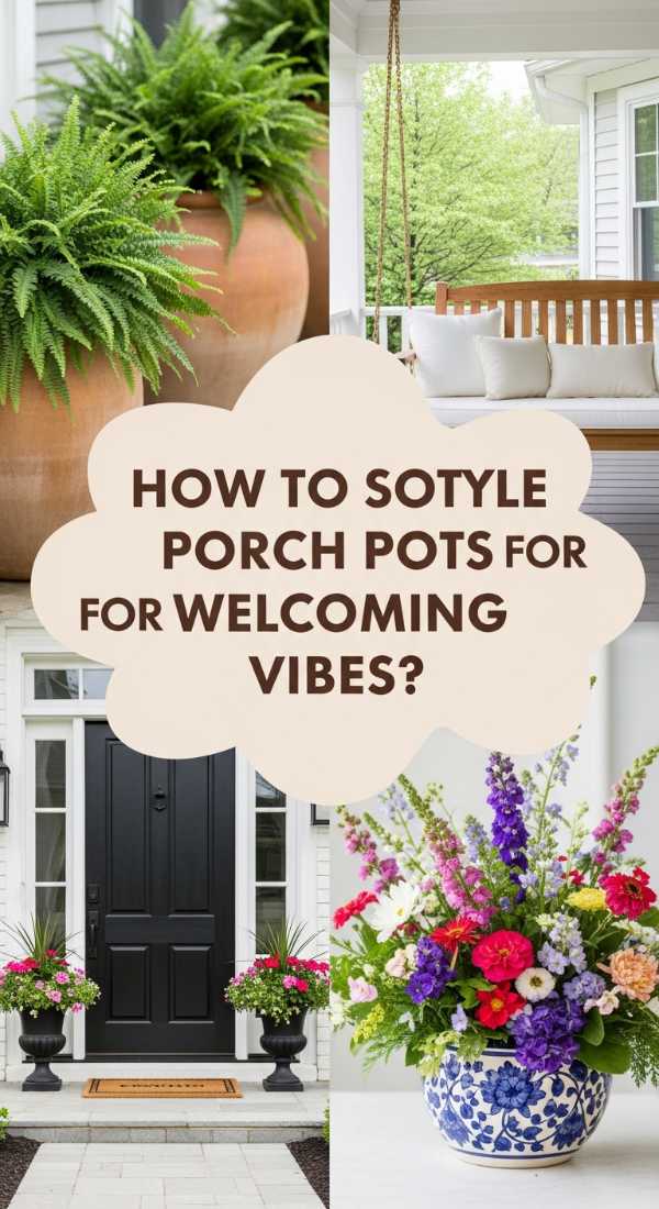 How To Style Front Porch Flower Pots For A Welcoming Home Entry 69edfddf3f71a