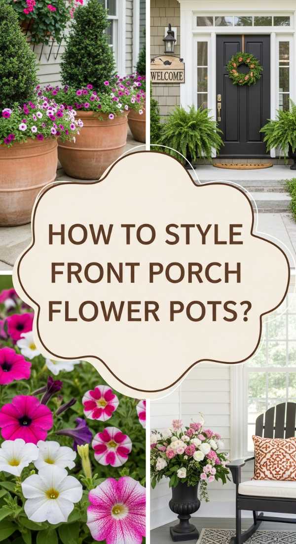 How To Style Front Porch Flower Pots For Instant Curb Appeal 69ef17312b4f8