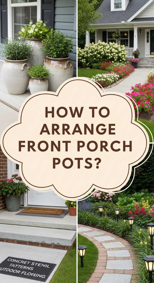 How To Style Front Porch Flower Pots For Professional Curb Appeal 69f2f505444f3
