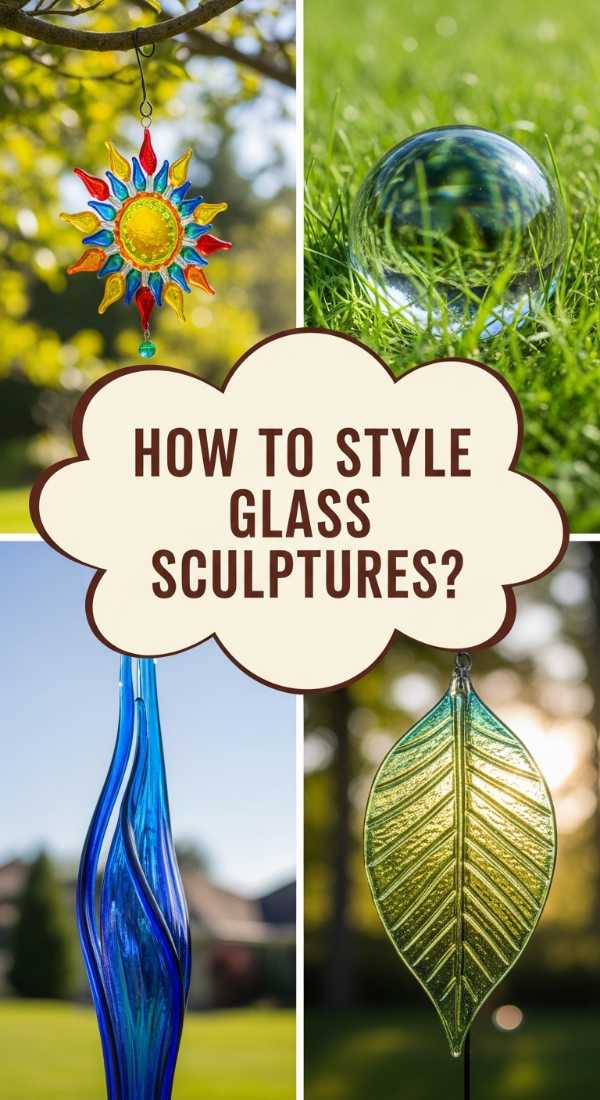 How To Style Glass Sculptures For A Luminous Garden Vibe 69edfde99cae0
