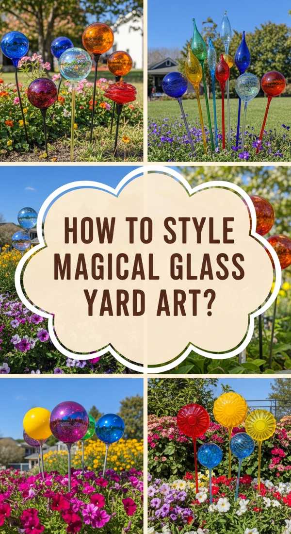 How To Style Glass Yard Art For A Whimsical Garden Vibe 69edfbfea1258