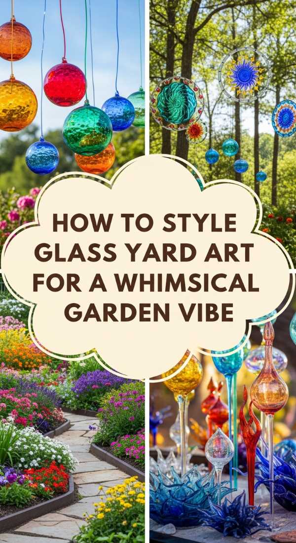 How To Style Glass Yard Art For A Whimsical Garden Vibe 69f2388c59439