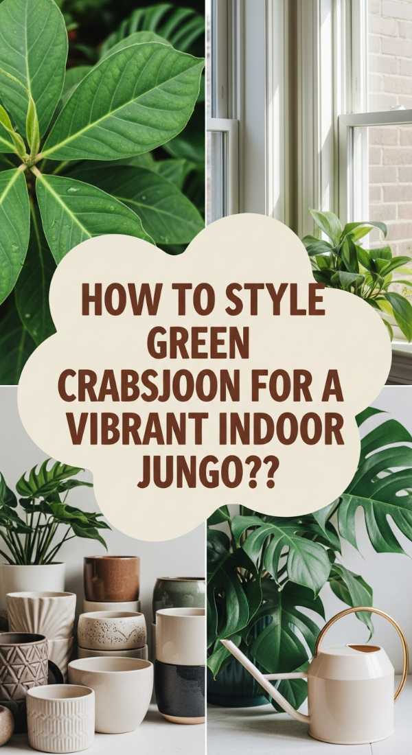 How To Style Green Crabsjoon For A Vibrant Indoor Jungle 69e9fb185ba27