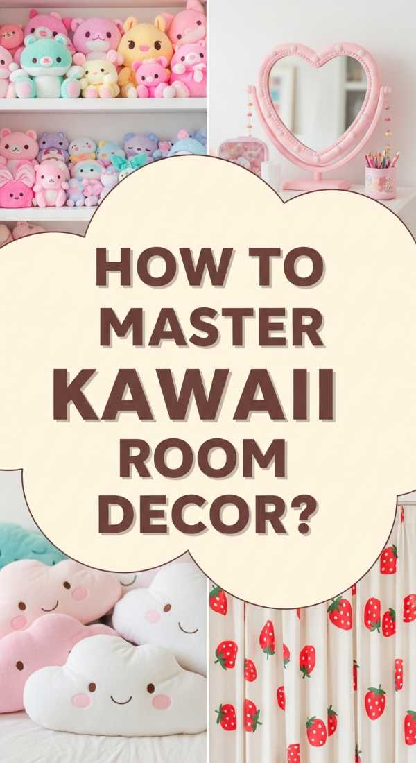 How To Style Kawaii Decor For A Sweet Aesthetic Lifestyle 69df1e86882f1