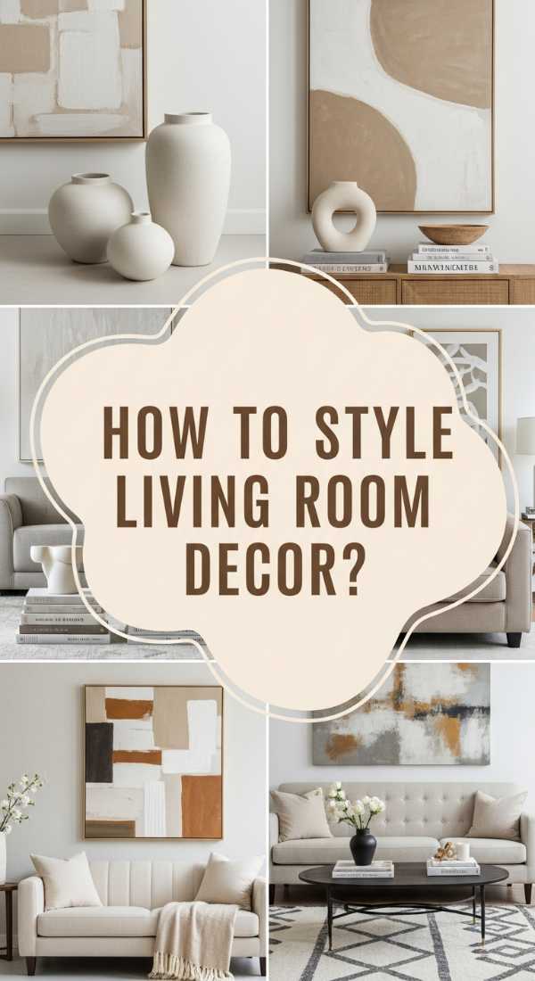 How To Style Living Room Decor For A Chic Home Aesthetic 69e7227445fc3