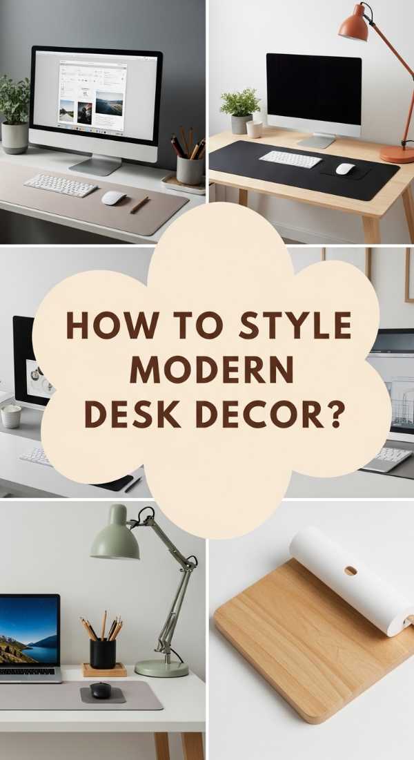 How To Style Modern Desk Decor For A Clean Look 69e4b91d67081