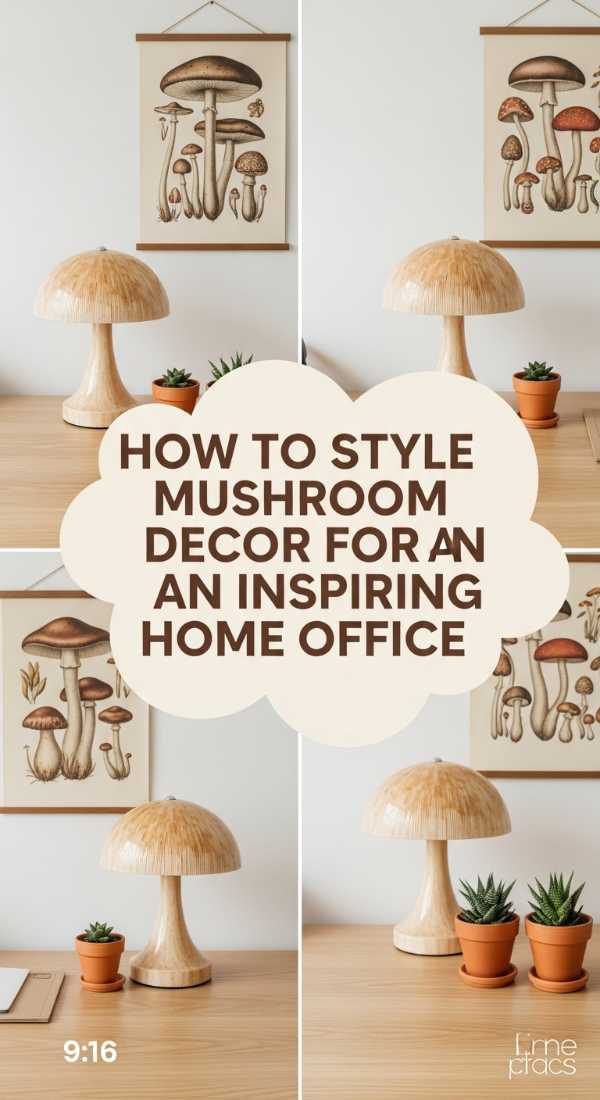 How To Style Mushroom Decor For An Inspiring Home Office 69ecb07982d64