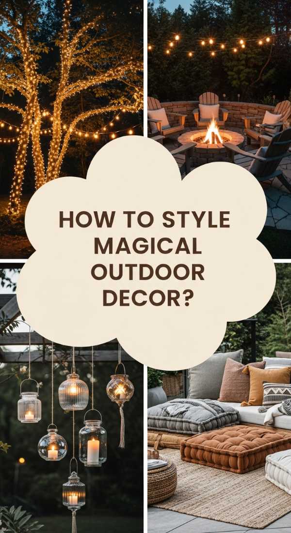How To Style Outdoor Garden Decor For Magical Evening Gatherings 69e2709f0e1a7