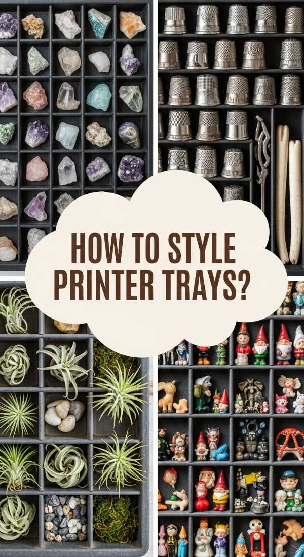 How To Style Printer Tray Wall Decor For A Charming Antique Display 69df1e88a3a55