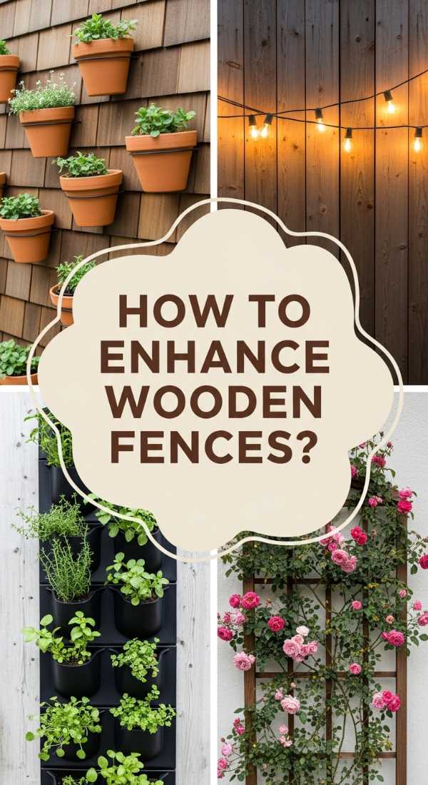 How To Style Rustic Wooden Fence Decorating For Garden Elegance 69dde90caa6e9