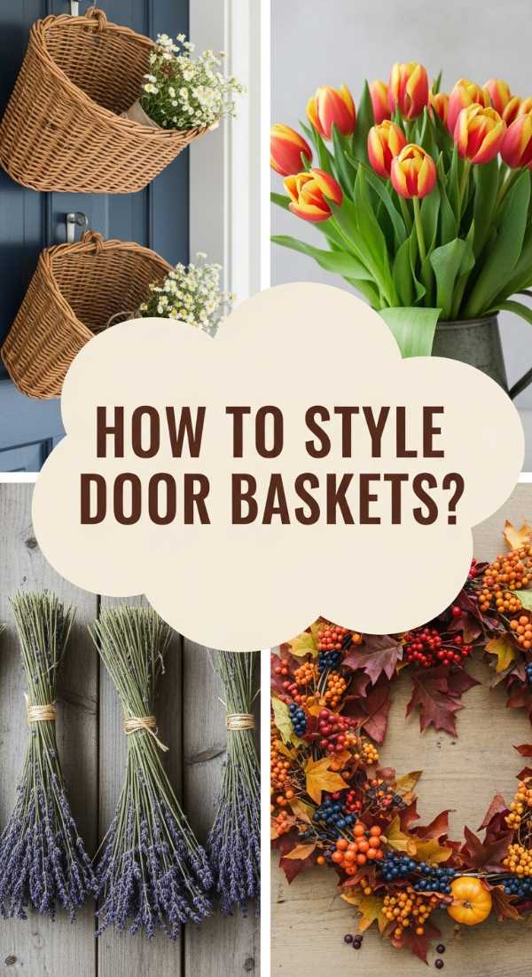 How To Style Seasonal Front Door Baskets With Flowers For Instant Charm 69df1b460bcea