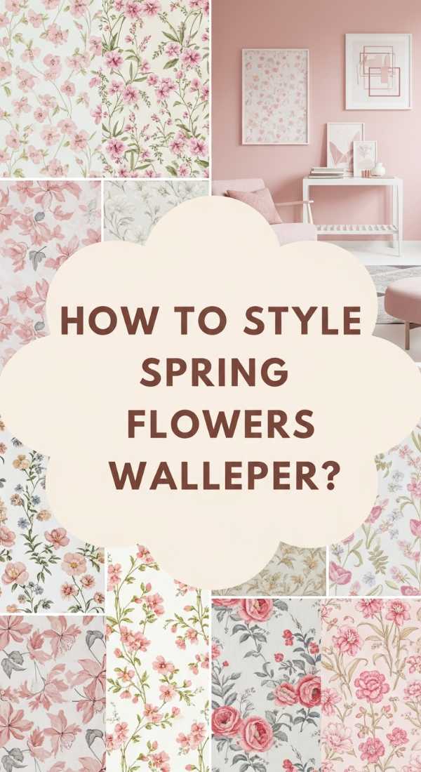 How To Style Spring Flowers Wallpaper For A Refreshing Home Aesthetic 69f238b73335d