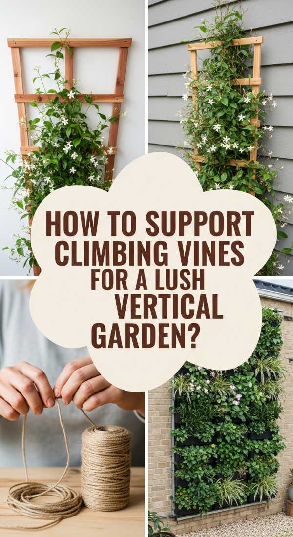 How To Support Climbing Vines For A Lush Vertical Garden 69edfbf5b9cc4