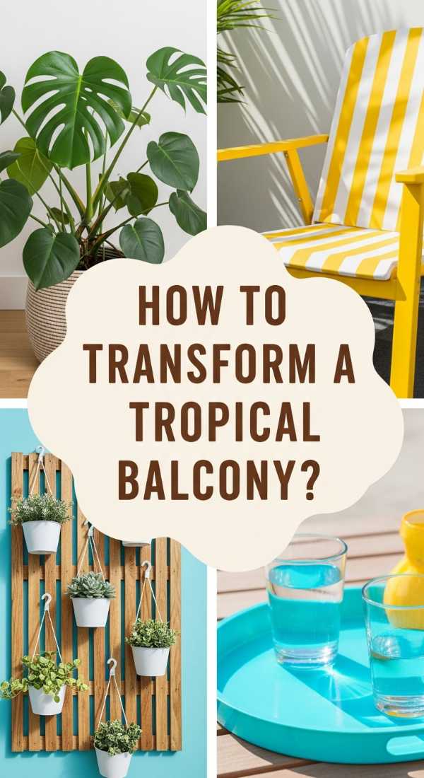 How To Transform A Small Balcony Into A Tropical Escape For Summer Relaxation 69e4be01d3260