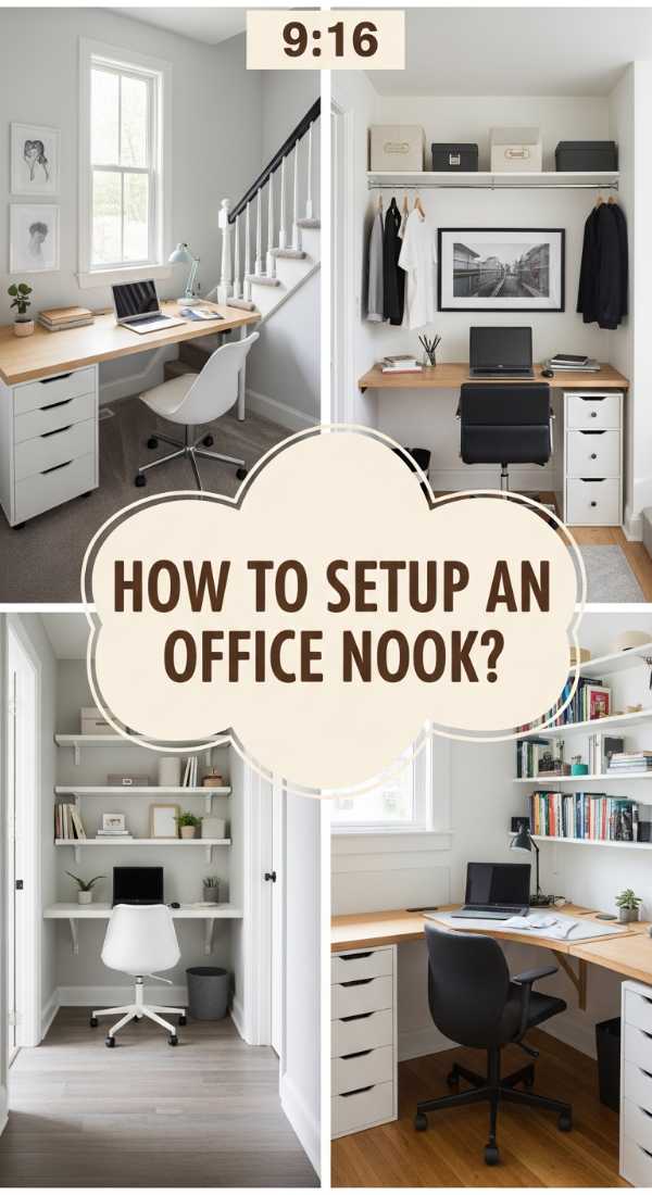 How To Transform A Small Nook Into A Productive Workspace 69edf97b83653