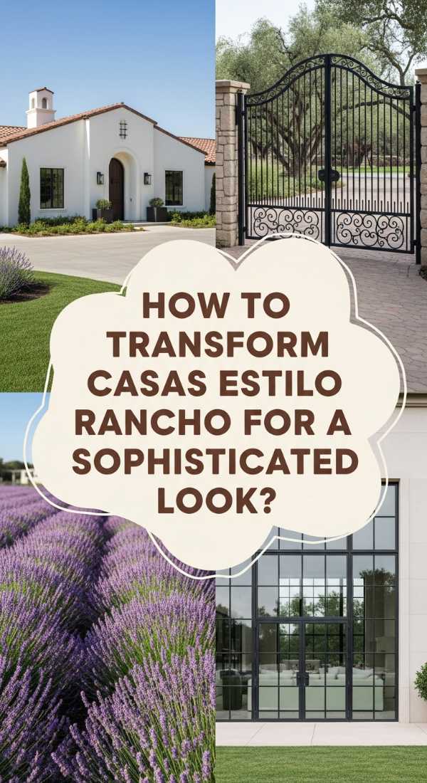 How To Transform Casas Estilo Rancho For A Sophisticated Look 69f23512d51b8