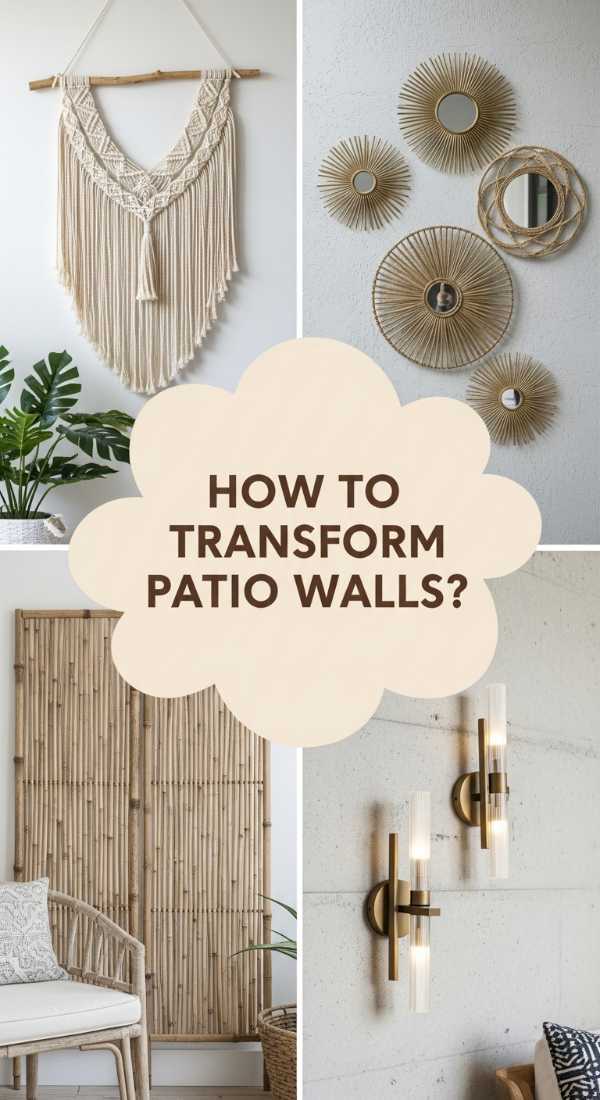 How To Transform Patio Walls For Ultimate Backyard Relaxation 69df1e87c91b8