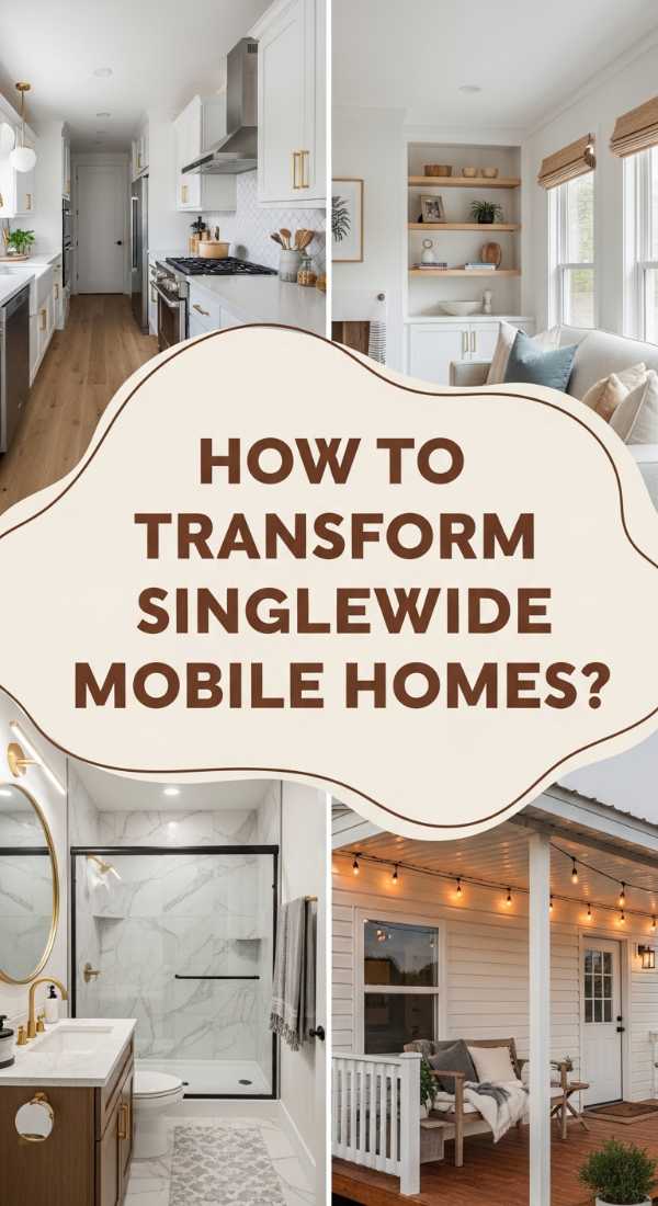 How To Transform Singlewide Mobile Home Interiors For Luxury Living Vibes 69dde90f708d2