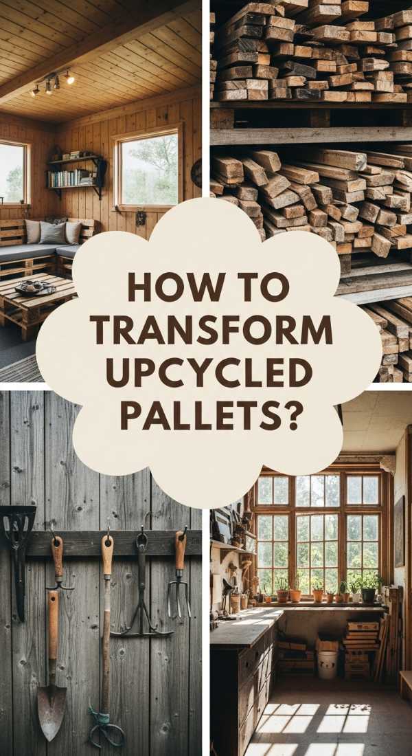 How To Transform Upcycled Pallets For The Ultimate Backyard Workspace 69ef13b634310